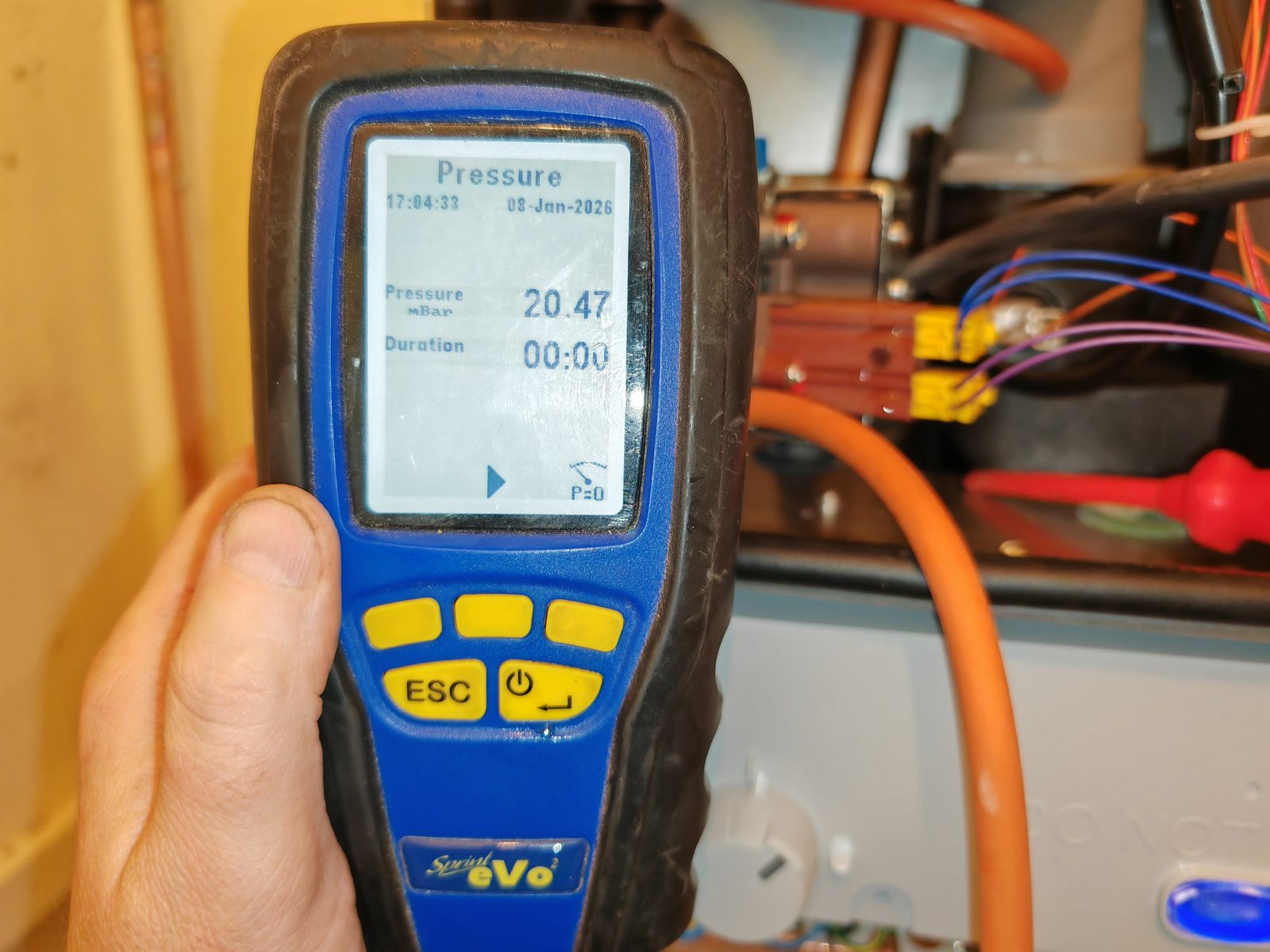 Cost boiler servicing call-out in Watton-at-Stone — Grant's Plumbing and Heating engineer on site